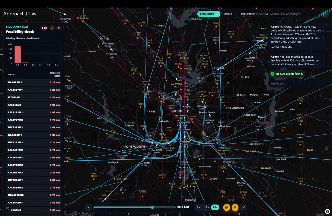 SequenceZero feasibility check with an in-context agent reasoning about a speed advisory.